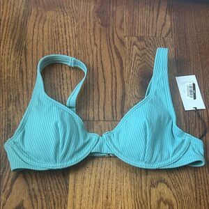 Shade & Shore Teal Women's Bikini Top Size 34B New with Tags